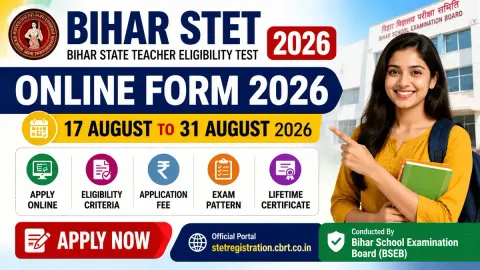 Bihar STET Online Form 2026 application and eligibility information