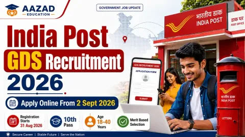 India Post GDS Recruitment 2026 registration and online application dates