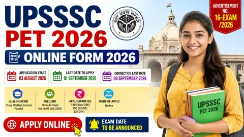 UPSSSC PET Online Form 2026 application and eligibility details